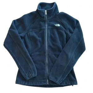 The North Face Fleece Jacket Full Zip Black Women’s Size Medium See Description